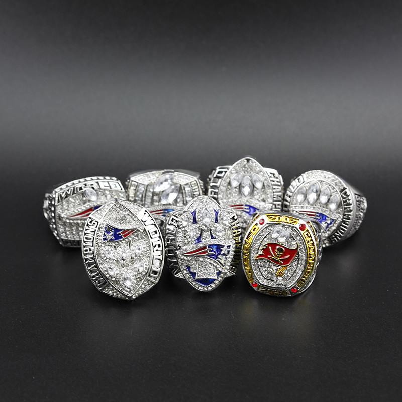 2020 Super Bowl Braton MVP New England Patriot Tampa Bay Pirates 7 Champion Ring Set