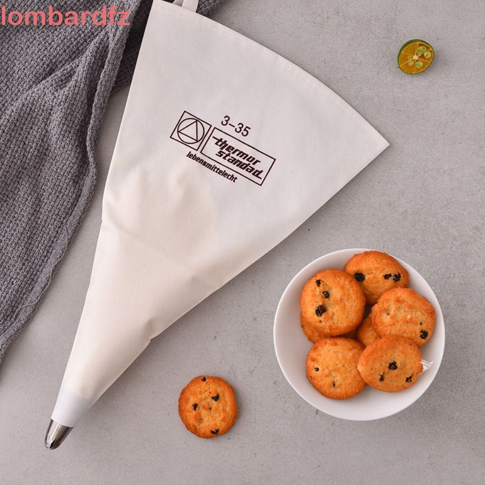 LOMBARD Pastry Bag หนานํากลับมาใช้ใหม่ช็อกโกแลตปาร์ตี้บ้านผ้าฝ้ายผ้า Piping Bag