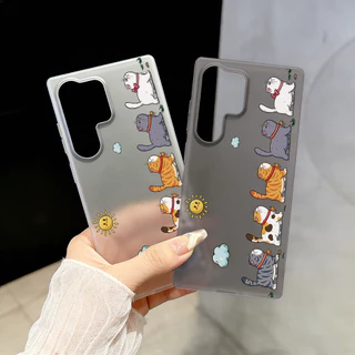 คสโทรศัพท์ for Samsung A57 A37 A56 A17 A07 5G Case A06 A05S A55 A35 A36 A15 A26 A55 S26 S23 S25 Ultra S24 FE น้ำค้างแข็ง