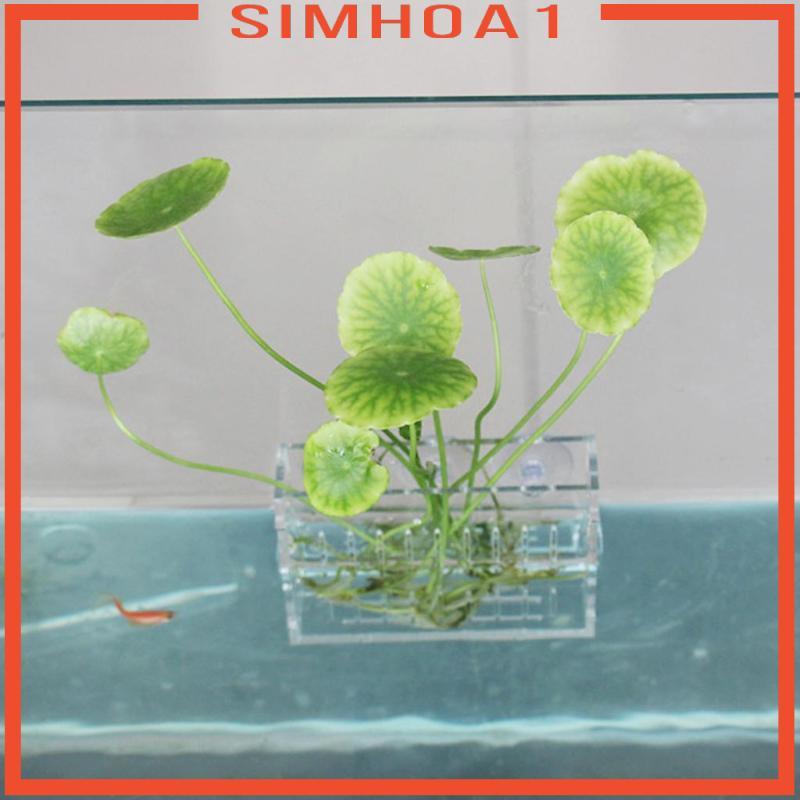 [Simhoa1] Water Plants Aquascaping Pot Holder Aquarium Tank Aquatic Water Plants Cup