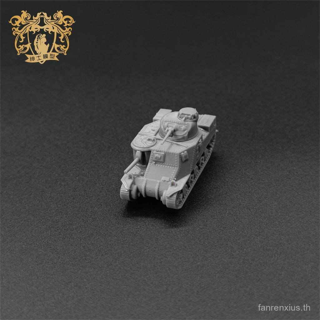 กลุ่มธรรมดา M3 Lee-M2 ถัง Cannon รุ่นถังขนาดกลาง 1/144 Scale ถังรุ่น 3D การพิมพ์รุ่น