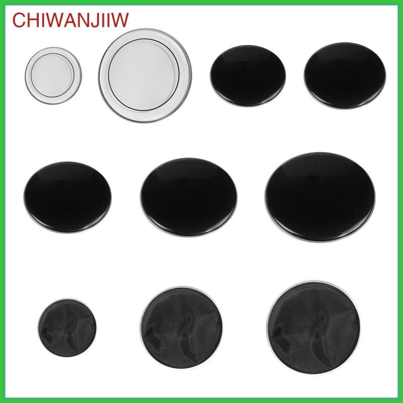 [chiwanjiiw] Silent Drum Head PET Leather Drum Pad Sturdy Muffler Drum Damper สําหรับ Band Rehearsal