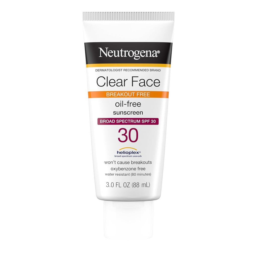 Rohto Beauty Clear Facial Sunscreen Lotion เหมาะสําหรับผิว Acne-Prone,Broad Spectrum SPF30ครีมกันแดด