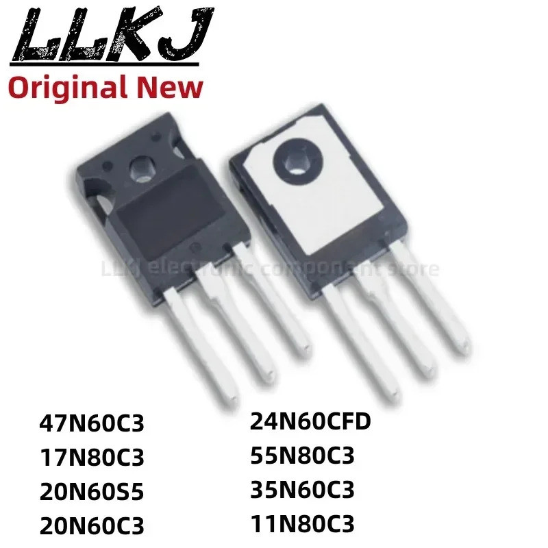 5pcs SPW47N60C3 SPW17N80C3 SPW20N60S5 SPW20N60C3 SPW24N60CFD SPW55N80C3 SPW35N60C3 SPW11C3 SPW24C3 S
