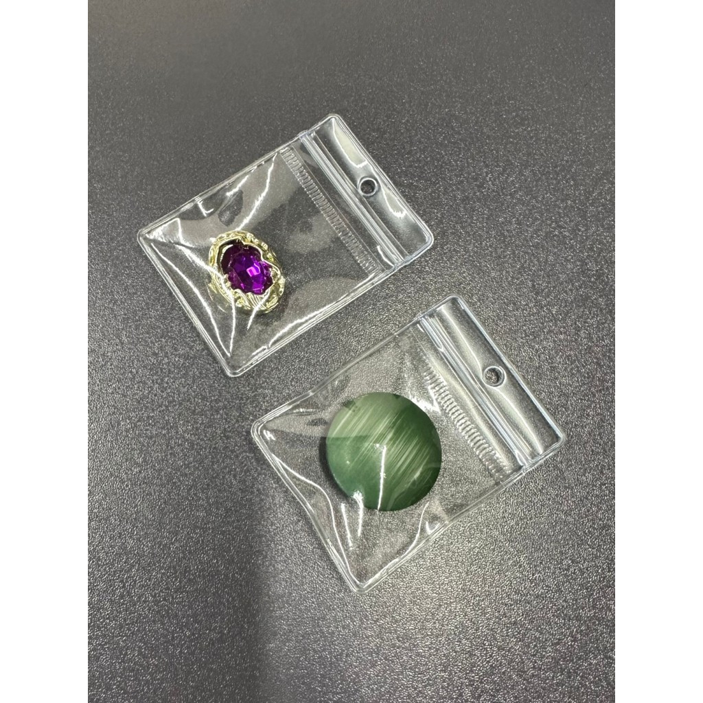 Tyk b.ขายดีที่สุด PVC Tag Collar Label Bag Label Plastic Transparent Card Holder Bag Jewelry Card Pa