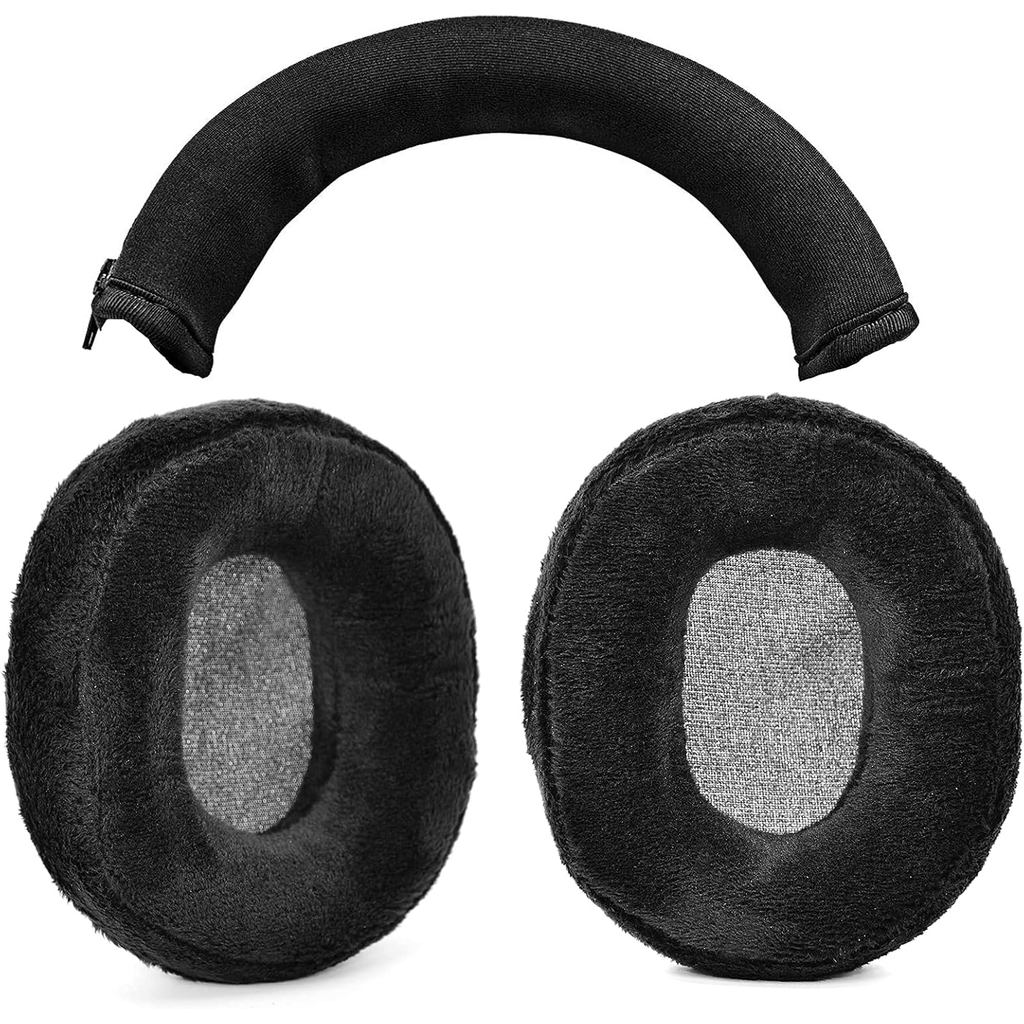 ชุด Velour Ear Pad & ที่คาดผม Pad สําหรับ Audio Technica M30 M40 M50 M50X M50S M40X หูฟังเปลี่ยนอะไห