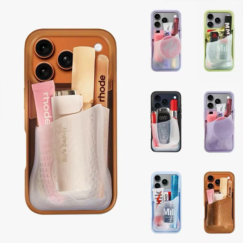 Ninja Labs Flex กระเป๋าเคสโทรศัพท์ iPhone 17 16 15 PRO MAX iPhone15PRO 16PRO 17PRO ซิลิโคนผู้ถือบัตร