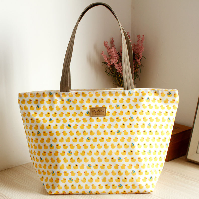 Big Bag กระเป๋าสะพาย Classic Oxford Cloth Big Mommy Bag Shopping Bag Female Fashion Classic Handbag