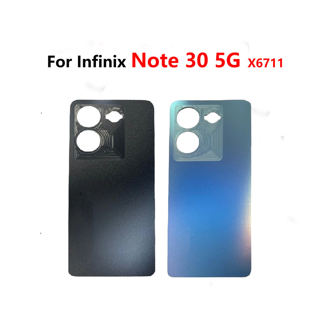 สําหรับ Infinix Note 30 5G X6711 ฝาหลังแบตเตอรี่ด้านหลังประตูกรณีอะไหล่ซ่อม