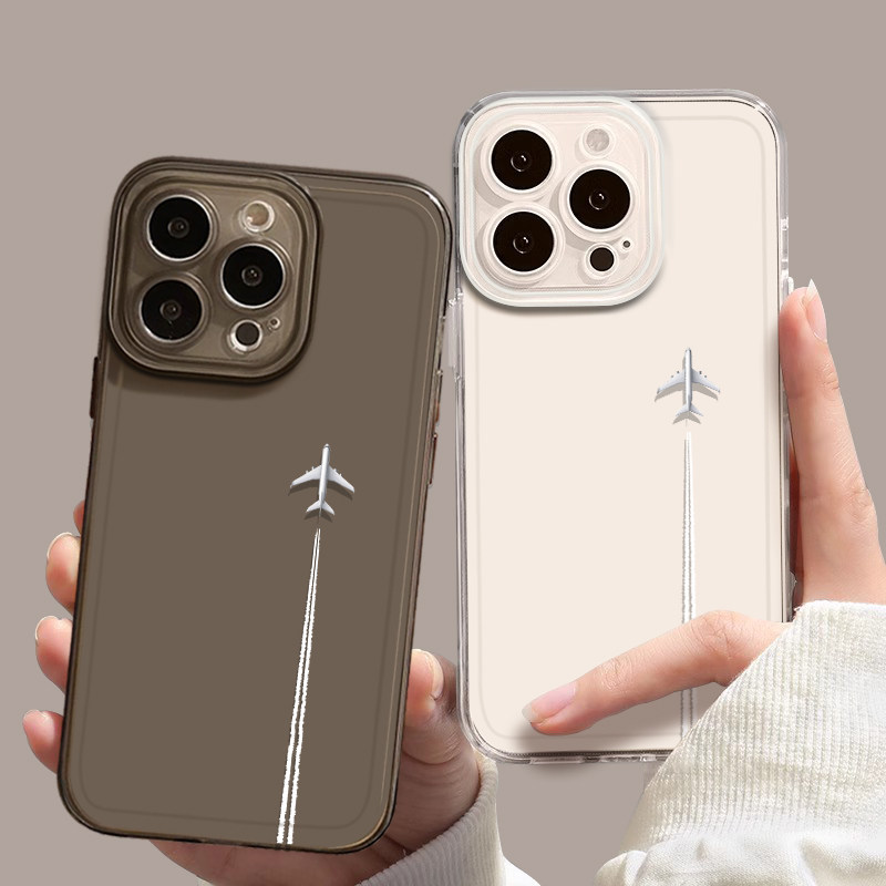 Air Plane Tail Cloud เหมาะสําหรับ iqoo15 เคสโทรศัพท์ 13 โปร่งใส z9turbo Simple 12 Creative 11s One P