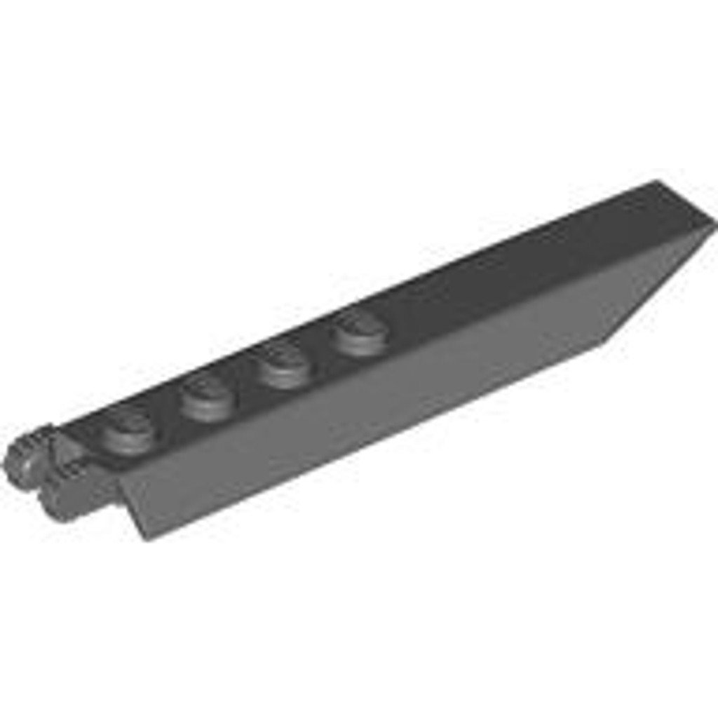Brick2cube Part - Hinge Plate 1 x 8 with Angled Side Extensions - 30407