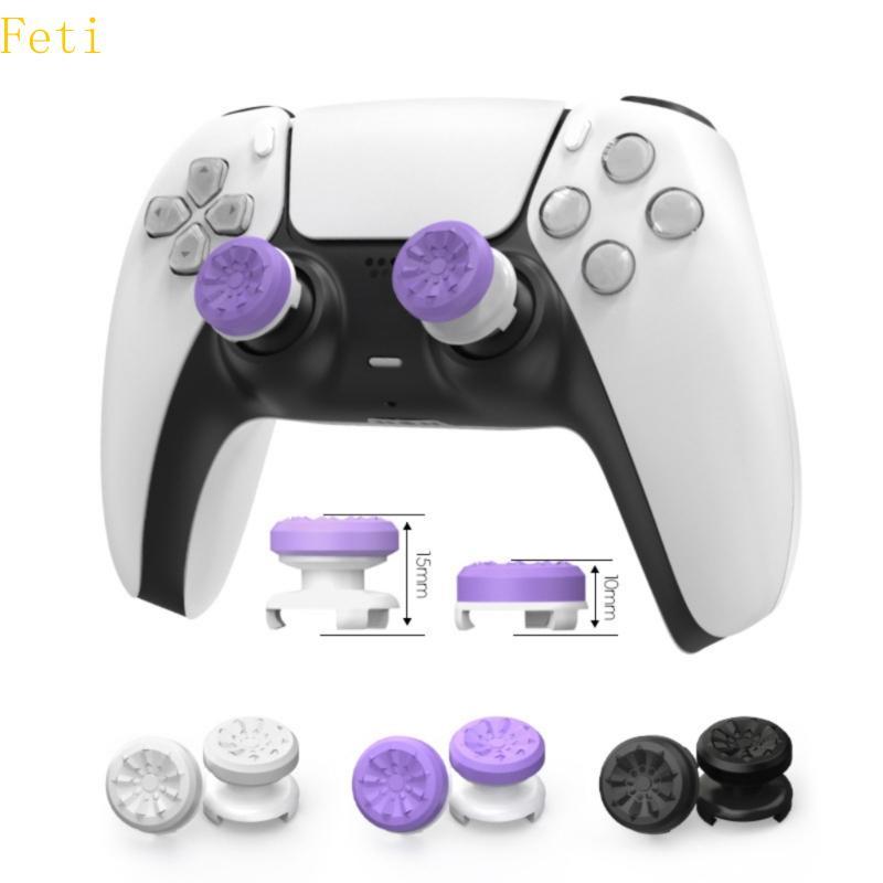 Feti ที่แม่นยําควบคุมการเล่นเกม Thumbsticks Grip จอยสติ๊ก Caps สําหรับคอนโทรลเลอร์ P4 P5