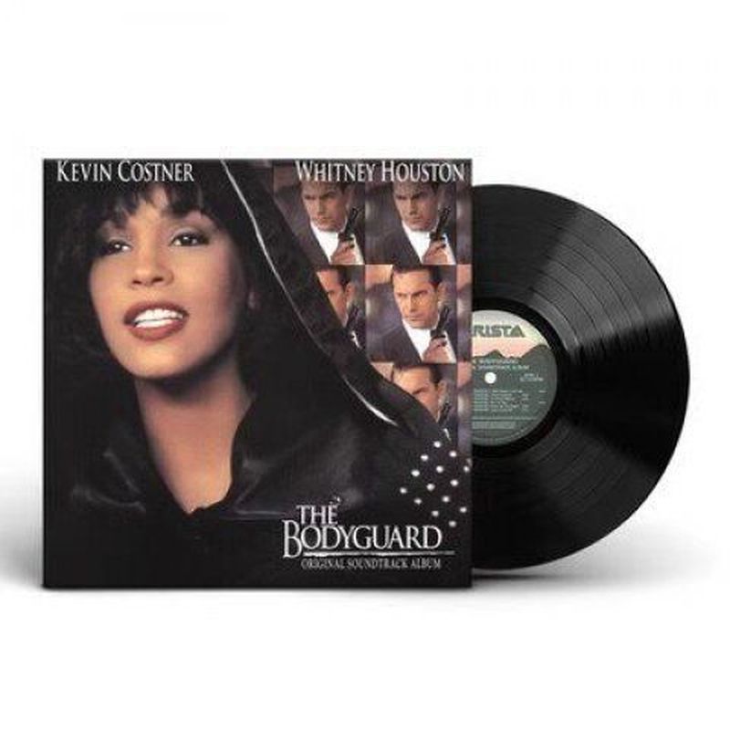 ของแท้ Whitney Houston Whitney Houston Bodyguard Movie เพลงประกอบดั้งเดิม LP แผ่นเสียงไวนิล/ลูกปัด 4