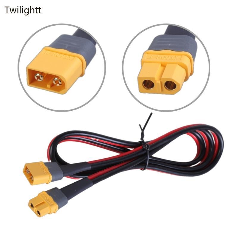 XT60 Male to XT60 Female Connectors with 12AWG Silicone Wire Extension Cable