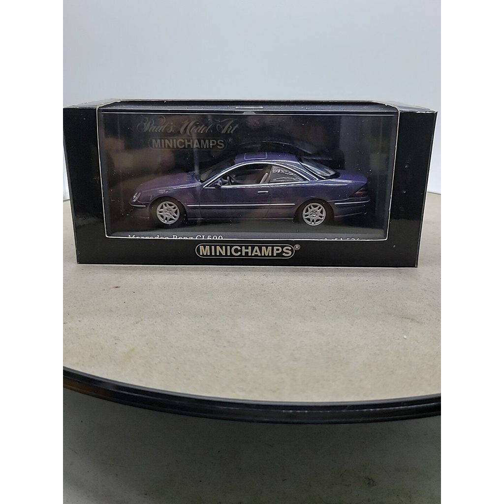 [พร้อมสต็อก1] 1999 เมอร์เซเดส-เบนซ์ cl500รถรุ่น1: 43,จํากัดพิมพ์คลาสสิกสีม่วง เมอร์เซเดส-เบนซ์ cl500