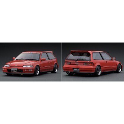 IG1/18 IG1293 Honda CIVIC (EF9) SiR Red  obi