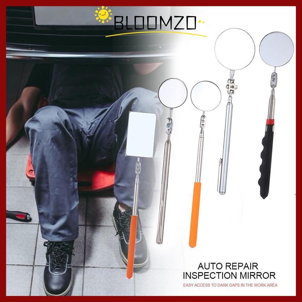 จัดส่งจากประเทศไทยBLOOMZO การตรวจสอบกล้องส่องทางไกลมือถือกระจกกลมเครื่องมือรถยนต์ขยายได้ 360 Retractable