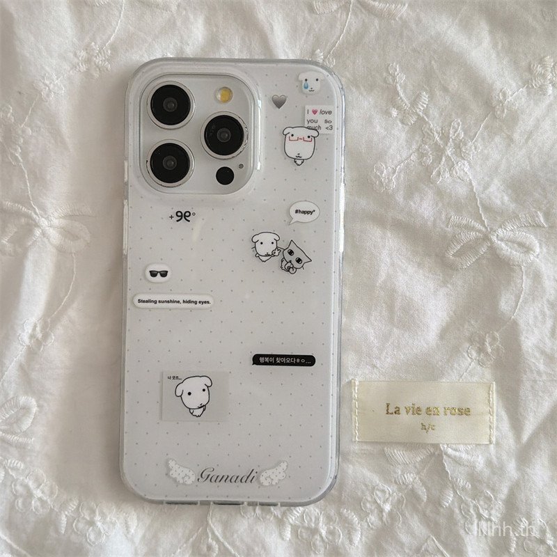 เคสโทรศัพท์ เหมาะสําหรับ iPhone 7 8 X XS XR XSMAX 11 12 13 14 15 16 17 Pro max Plus Air Polka Dot ลู