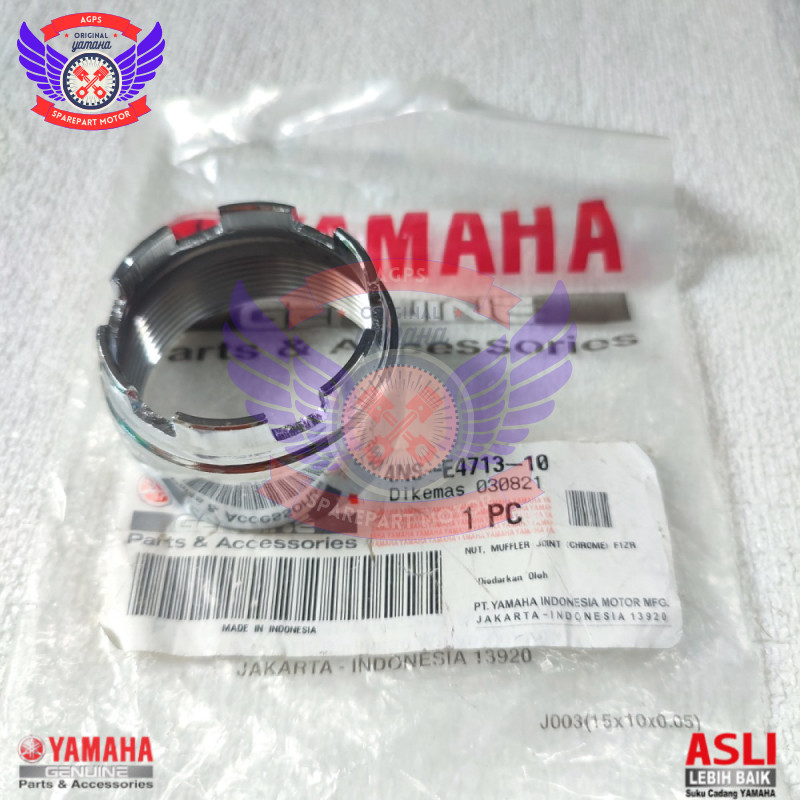 ต้นฉบับ F1ZR F1 4NS-E4713-10 น็อตแหวนเชื่อมต่อไอเสีย