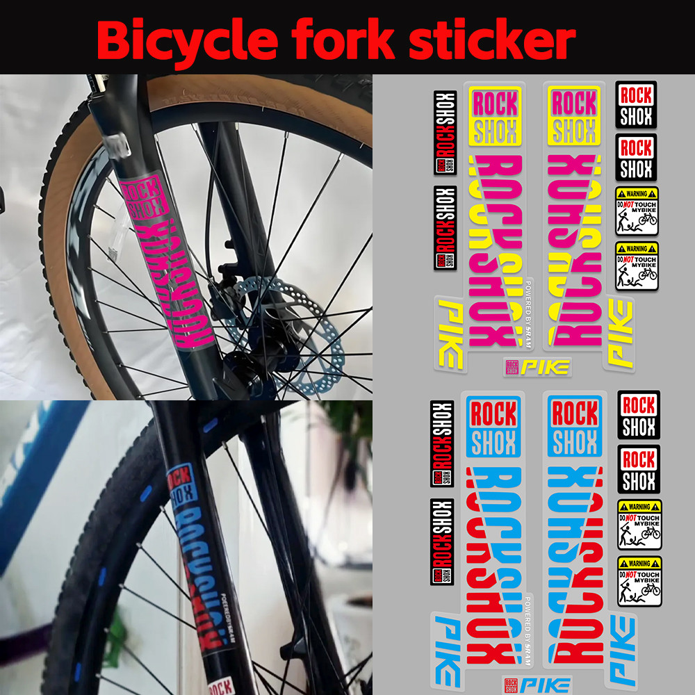 สติกเกอร์กันน้ํารูป Pike MTB ทำจากวัสดุไวนิล สำหรับจักรยานเสือภูเขา