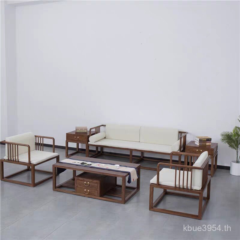 ใหม่จีนวอลนัทสีดํา B & Song Old Club Zen ความงามห้องนั่งเล่น Sand Discovery Daita ไม้เนื้อแข็ง Elm K