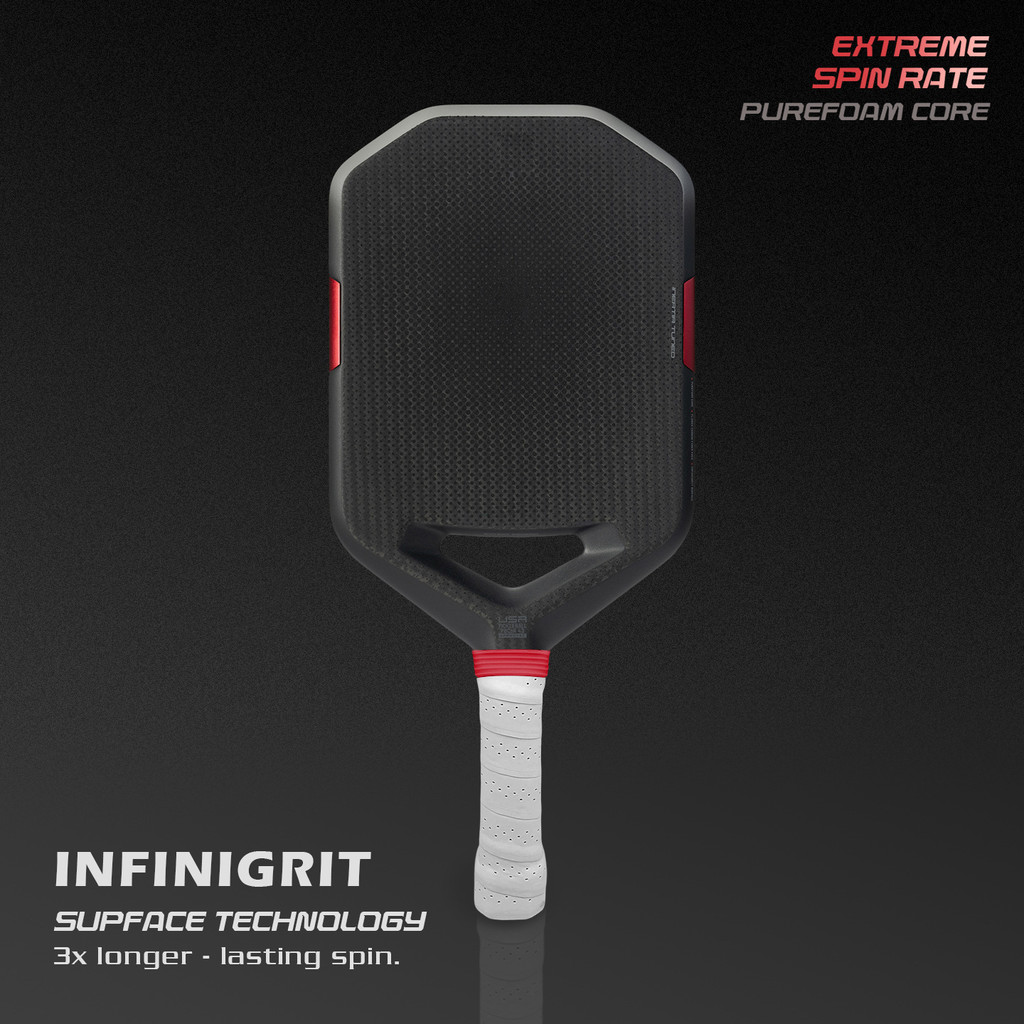 ไม้ปิคเคิลบอล Pickleball Paddle Tesla SLK Gen5 16MM แกนรังผึ้ง คาร์บอนไฟเบอร์ มืออาชีพ แรงส่งดี