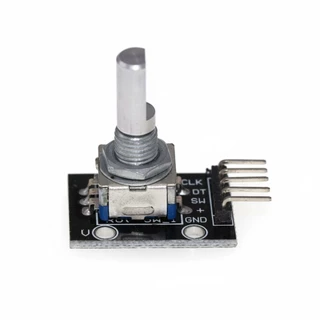KY-040 Rotary Encoder โมดูลอินครีเมนทัล 360° 20 PPR แม่นยำสูง พร้อมปุ่มกด สำหรับ Arduino