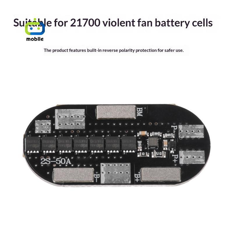 [maygood] 2S 50A BMS 3.7V Li Ion Battery Protecting Module Large Current Safe Charging for Electric 