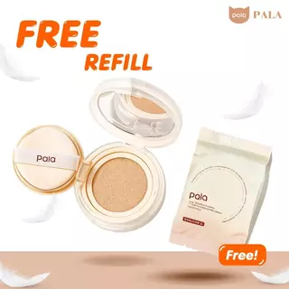 PALA คุชชั่น CUSHION + บลัชออนน้ำ VELVET LIQUID BLUSHER ทาข้อนิ้ว ทาแก้มและเปลือกตา แบรนด์ไทย มีอ.ย. ผิว