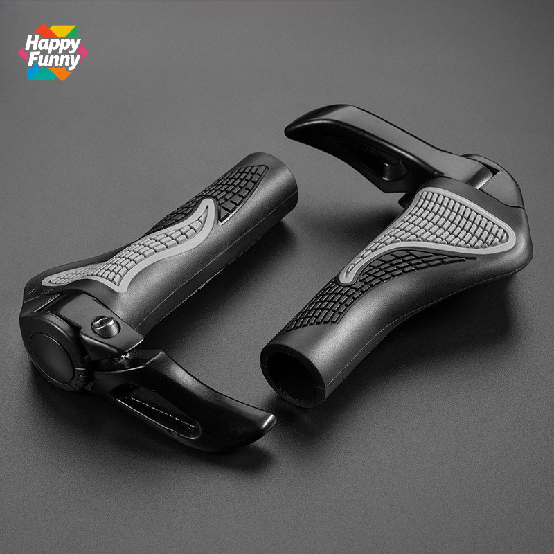 ปลอกแฮนด์จักรยาน Ergonomic กันลื่น กันกระแทก มีบาร์เอนปรับได้ ล็อกสองด้าน สำหรับจักรยานภูเขา/พับ/ไฮบริด K825