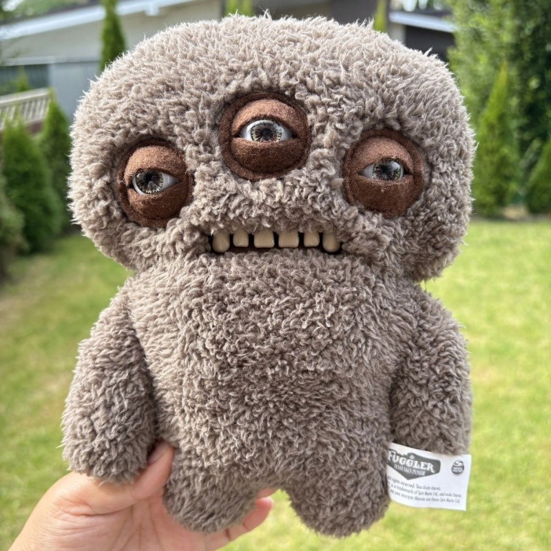 【พร้อมส่ง】fuggler funny ugly monster Out-of-Print Rare fugler Coffee Color Three-Eyed Monster ฟันจํา