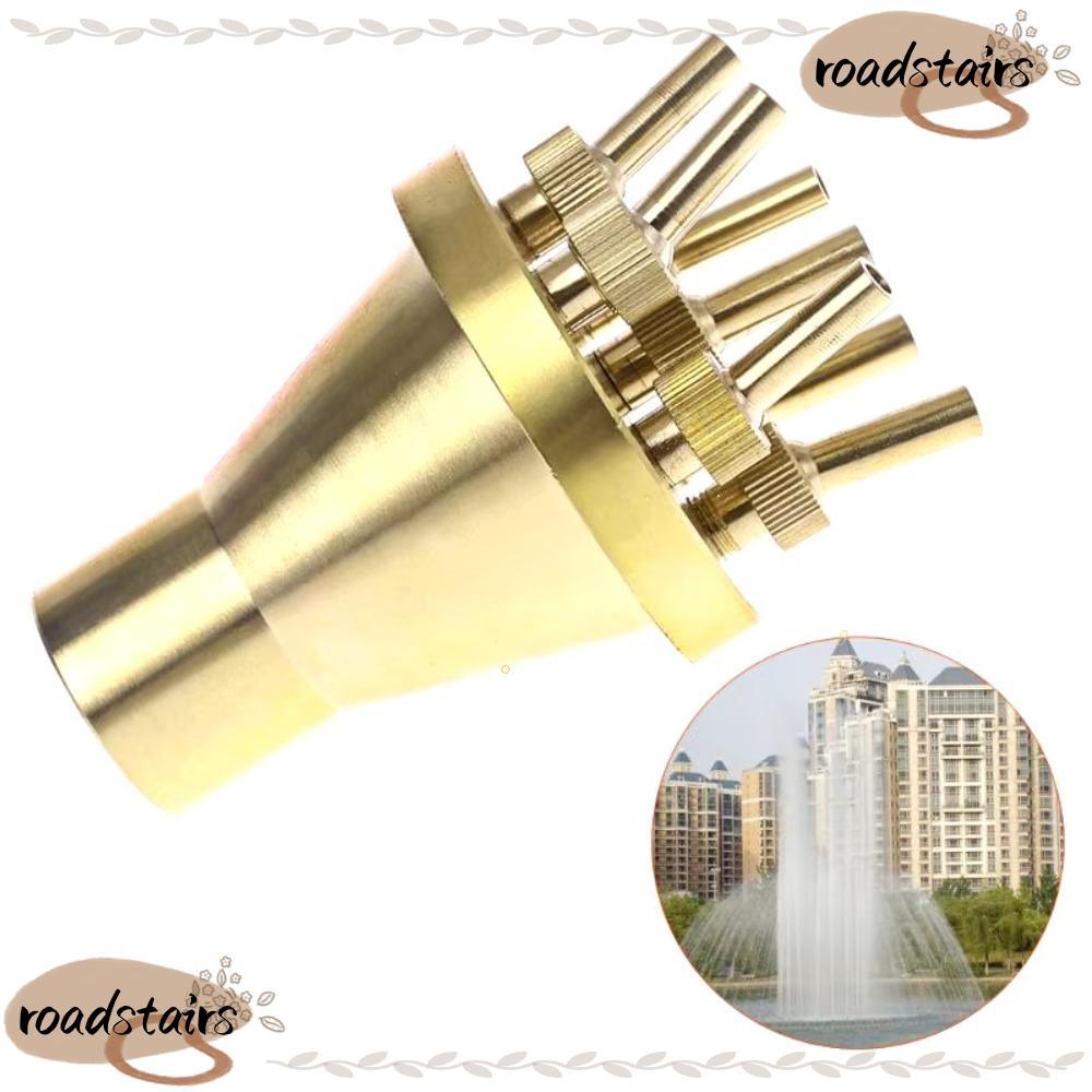 ROADSTAIRS ดอกไม้คอลัมน์หัวฉีดสปริงเกลอร์,ทองเหลือง 1/2 "3/4" 1" ศูนย์ตรงสไตล์หัวฉีดน้ําพุ,ตกแต่งบ้า