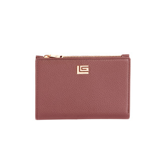 Guy Laroche กระเป๋าสตางค์แบบ 2 พับสั้น มีช่องซิปใส่เหรียญ - …