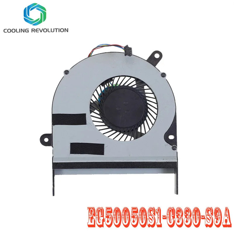 พัดลมระบายความร้อน CPU แล็ปท็อป EG50050S1-C330-S9A DC5V 2.25W 4Pin สําหรับ Asus S301 S301LP S301LA Q