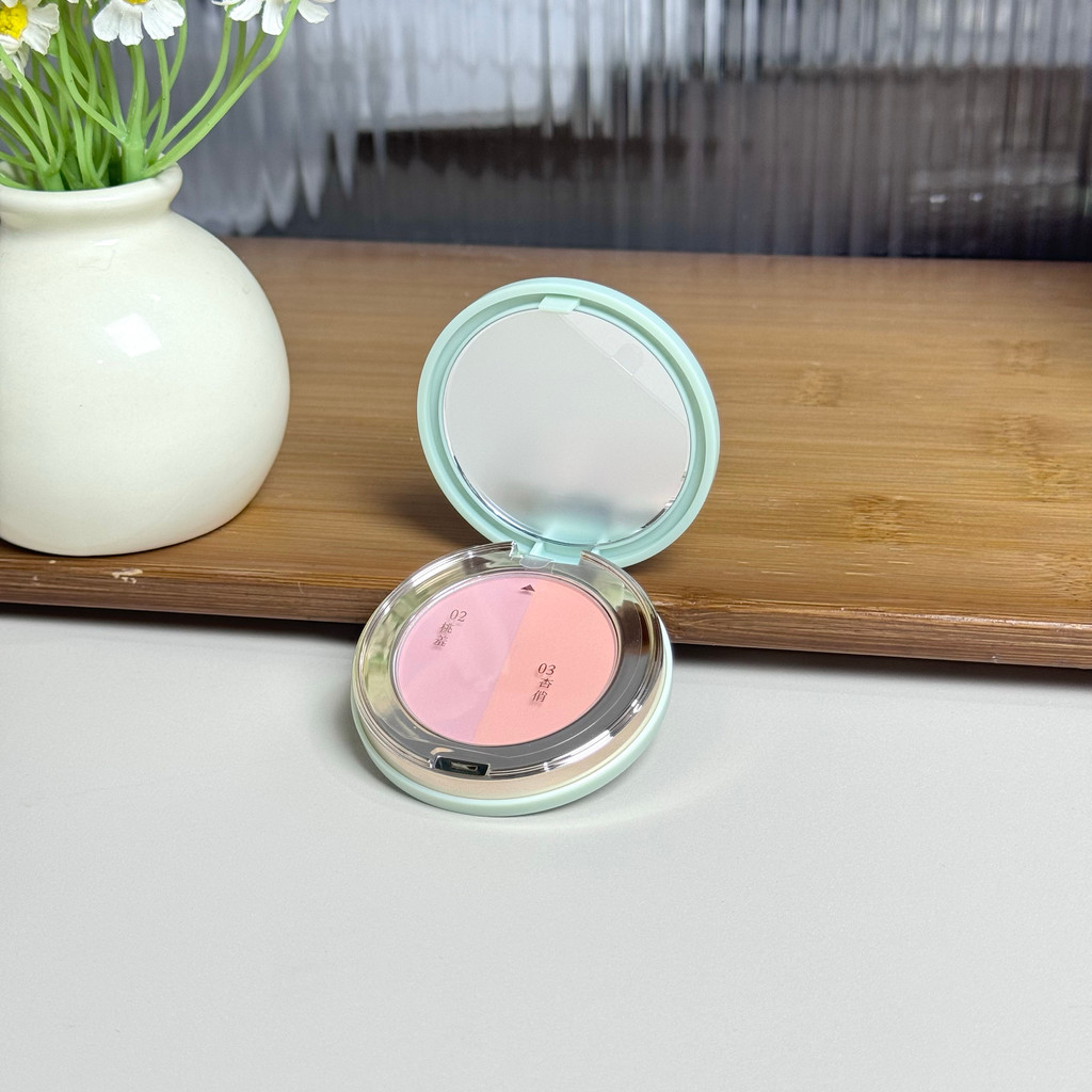 บลัช ครีมบลัช Caitang TIMAGE TIMAGE Jade Blush Palette 4g Mini Palette 02 Apricot Peach Palette 69 Z