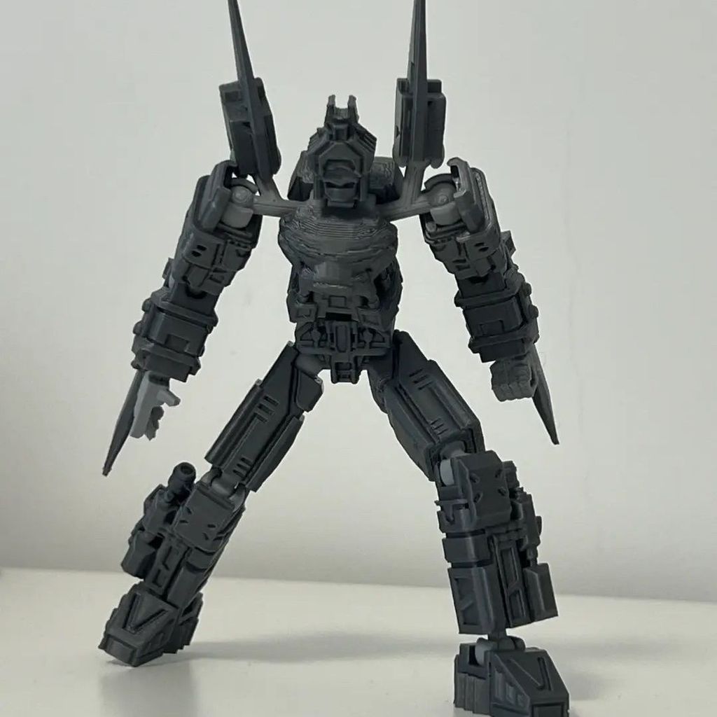 3D Mecha -- dufujun Mecha 3D Printing Lucky 13 Joint Action Figure