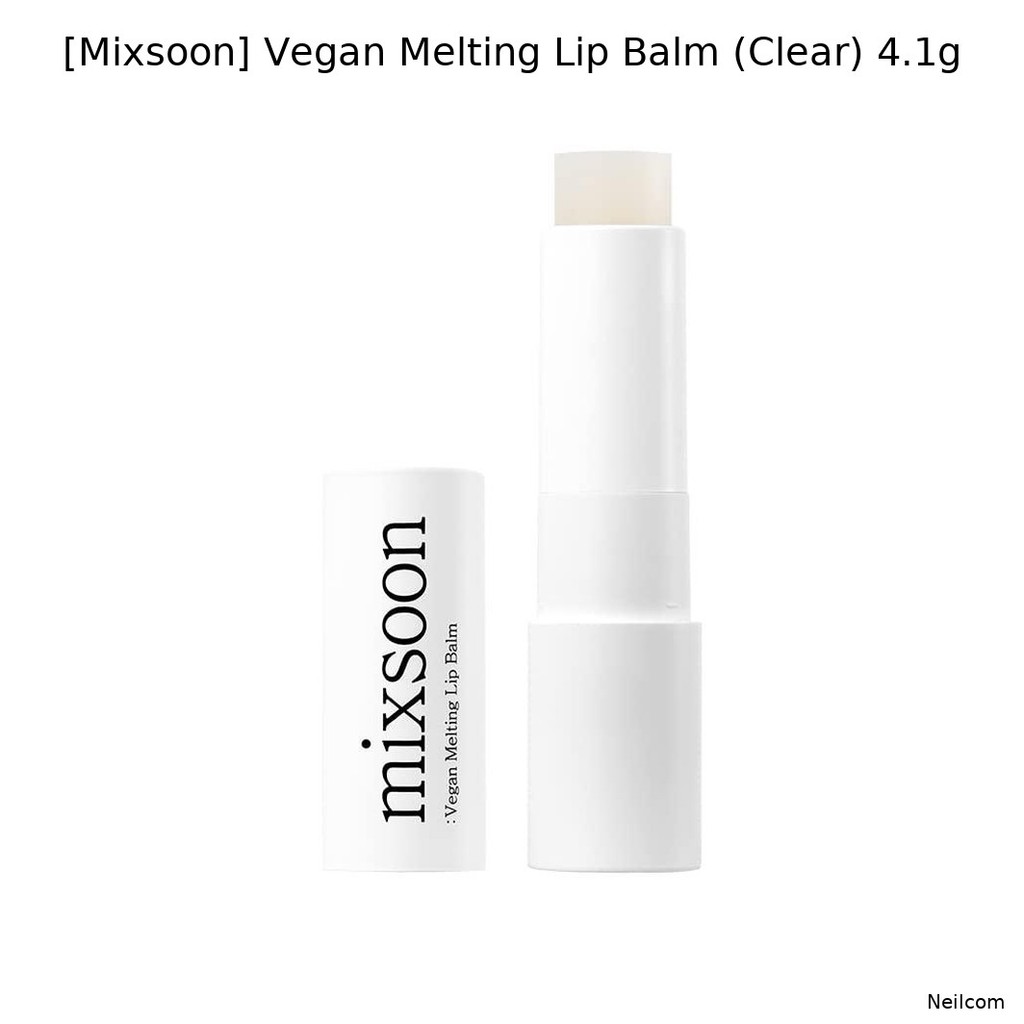 [Mixsoon] Vegan Melting Lip Balm (Clear) 4.1g / Nourishing, Hydratin by Neilcom