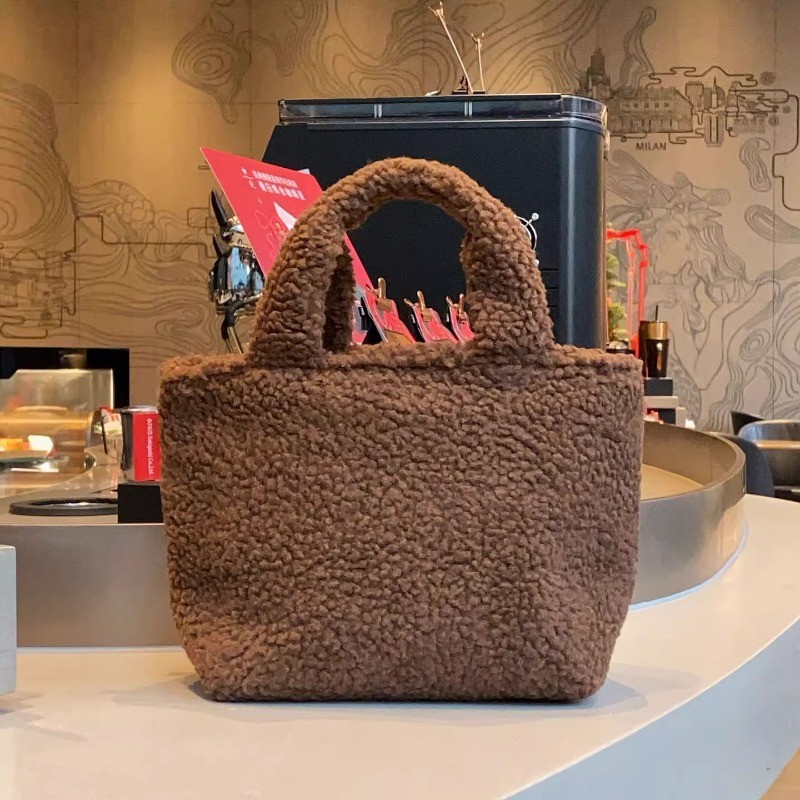 Monkikiki กระเป๋าถือกล่องอาหารกลางวัน Plush bento storage รูปที่ 2