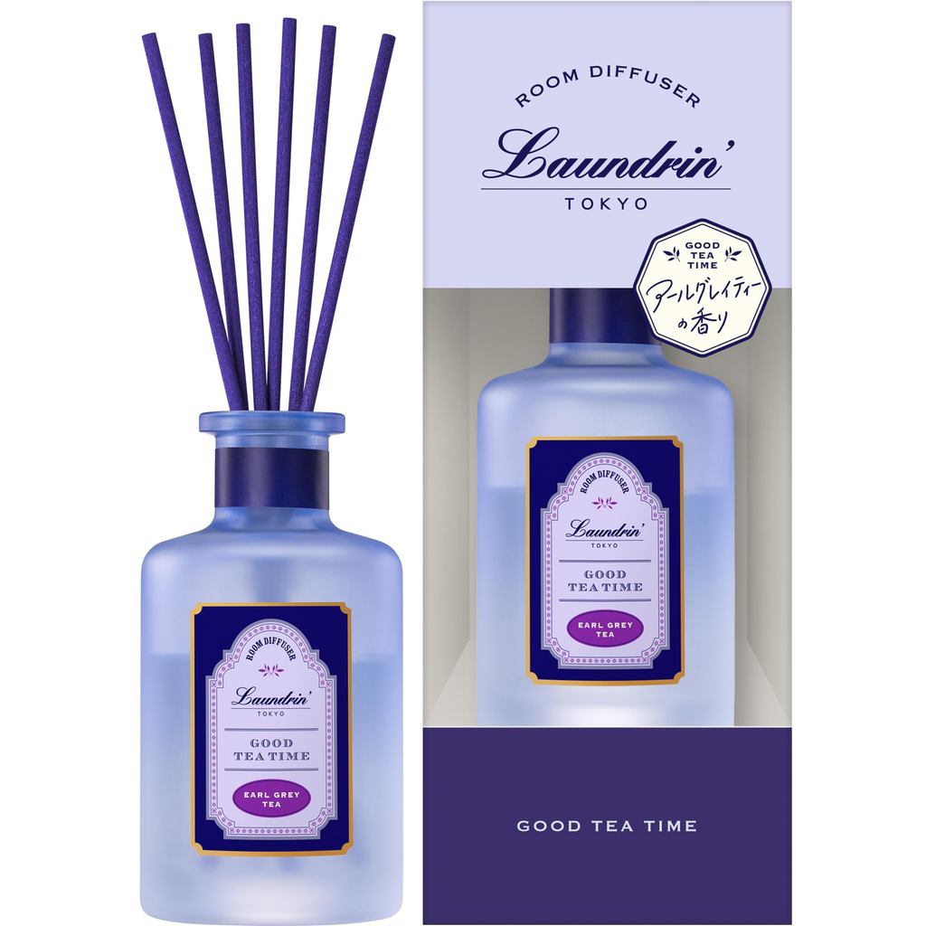 Laundrin Room Diffuser - Earl Grey Tea Scent 100ml  
Laundrin Room Diffuser - Oolong Tea Scent 100ml