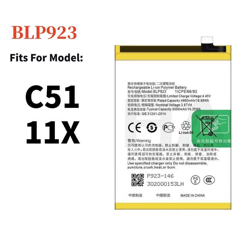 Battery BLP923 Compatible For แบตเตอรี่ Realme C51 แบต 11X