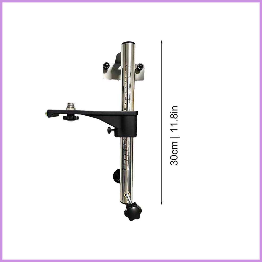 ระดับวงเล็บผนังความสูงปรับเสาสนับสนุนปรับระดับผู้ถือแขนสําหรับการปรับปรุงบ้านช่างไม้เฟอร์นิเจอร์ asdiuth - รูปที่ 3