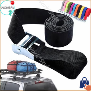 🚚จัดส่งตอนนี้🔥สายรัดมอเตอร์ไซค์ 1M/3M สายรัดท้ายรถ เข็มขัดรั…