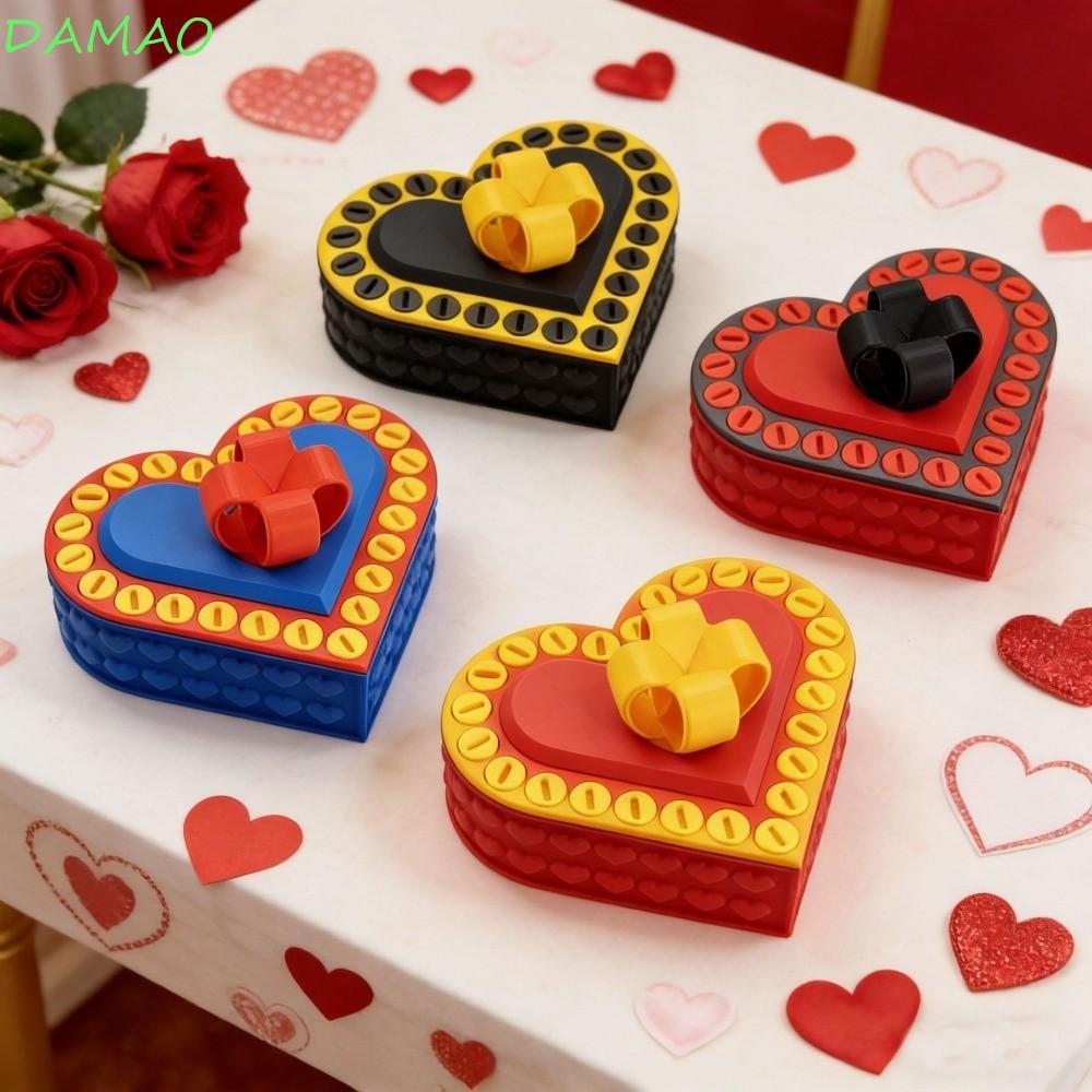 DAMAO Prank กล่องสกรู, กล่องของขวัญ Annoying ที่ถอดออกได้ 8 ซม., ที่ไม่ซ้ํากันพร้อมสกรูเครื่องประดับ