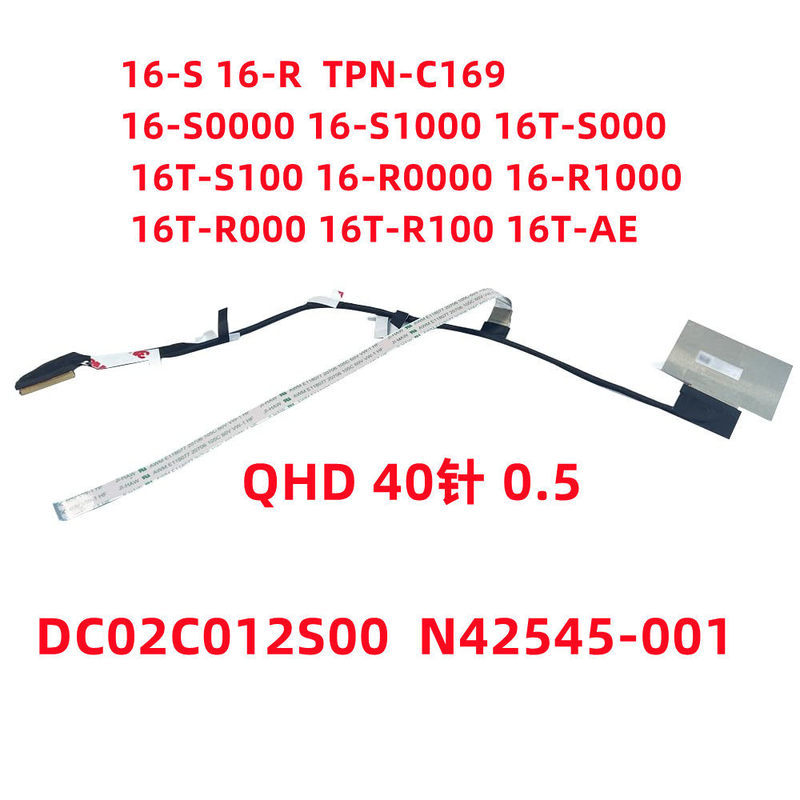 เหมาะสําหรับ HP TPN-C169/C170 16-R 16-S 4K สายหน้าจอ DC02C012S00
