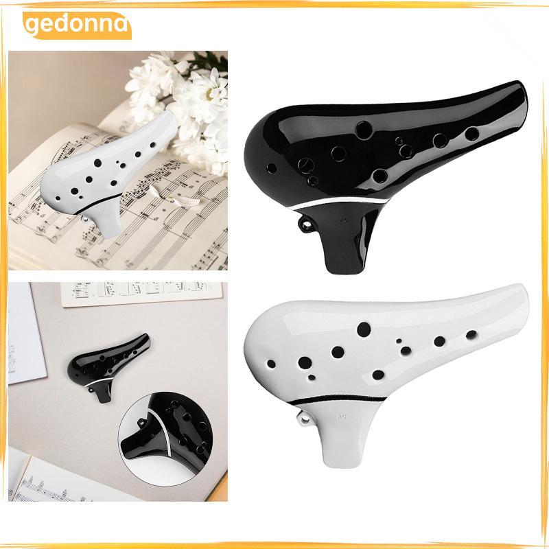 [gedonna] 12 หลุม Ocarina, เครื่องมือ Ocarina ขนาดเล็ก, Alto C Tuning Ocarina สําหรับผู้เริ่มต้นของข