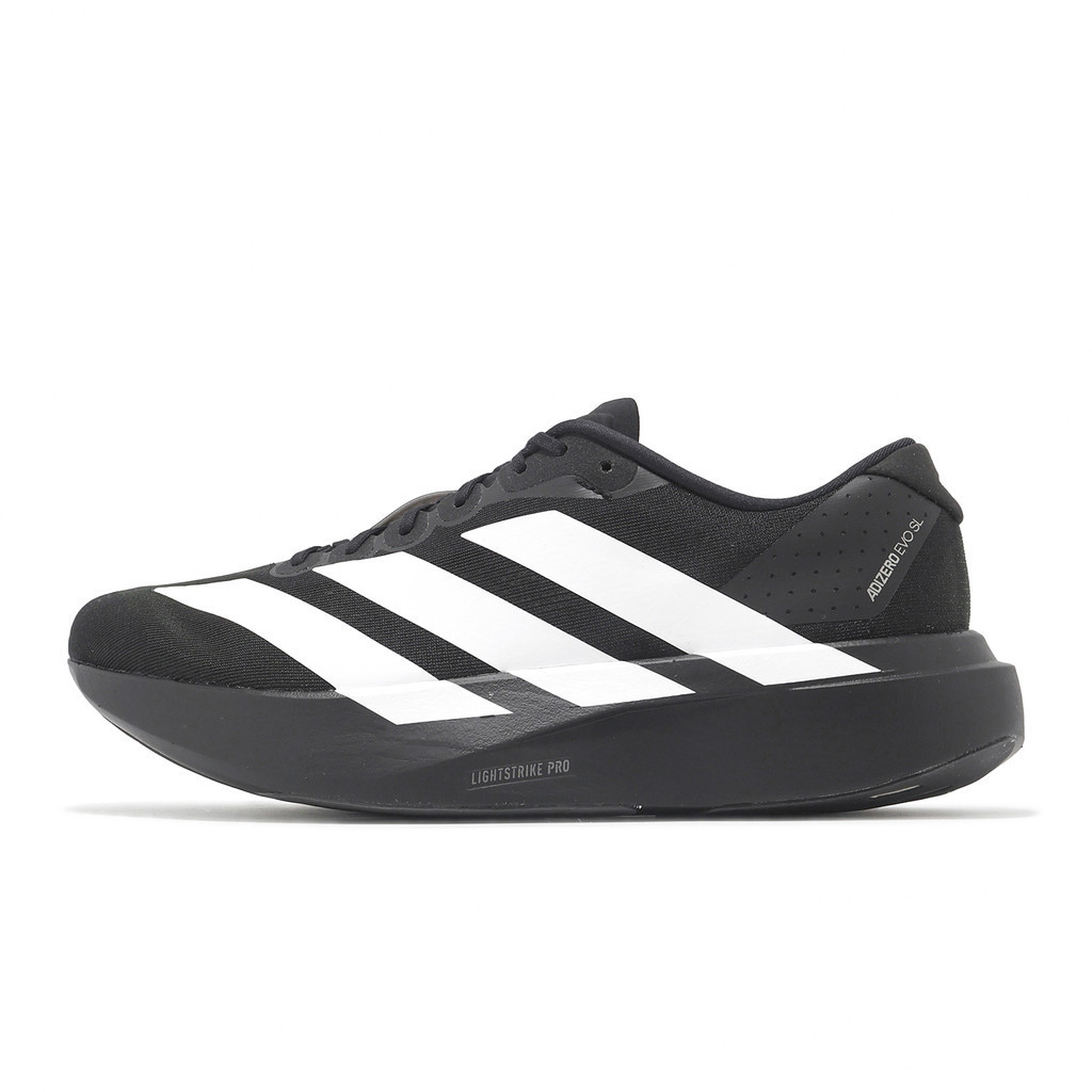 รองเท้าวิ่ง Adidas Adizero Evo SL M สีดำและขาว สำหรับผู้ชาย