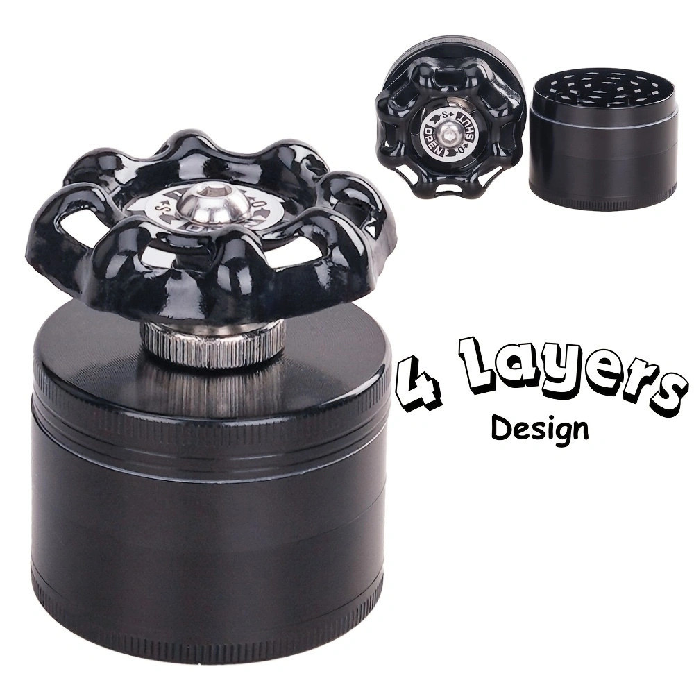 เครื่องบดโลหะก๊อกน้ํารูป4ชั้น50มิลลิเมตรคู่มือหมุน เครื่องบด ผู้ชายของขวัญของขวัญวันหยุด