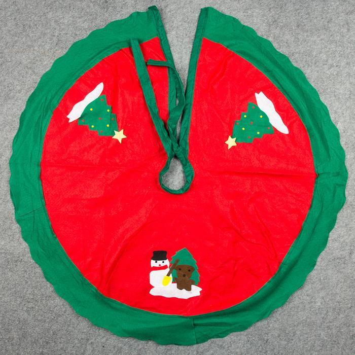 ACC =ita21_mall= คุณภาพดีที่สุด Santa Christmas Tree Stand พรมต้นคริสต์มาสกระโปรงต้นคริสต์มาส - DS15