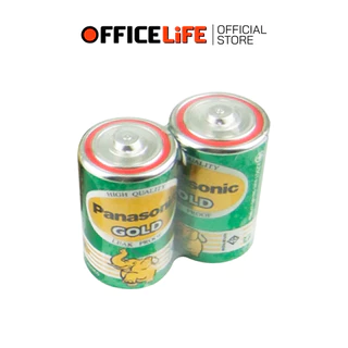 [มี สคบ. ของแท้] Panasonic (พานาโซนิค) ถ่าน ก้อนเขียว รุ่น GOLD ก้อนเขียว ขนาด AA / AAA / D ( ยกกล่อง )