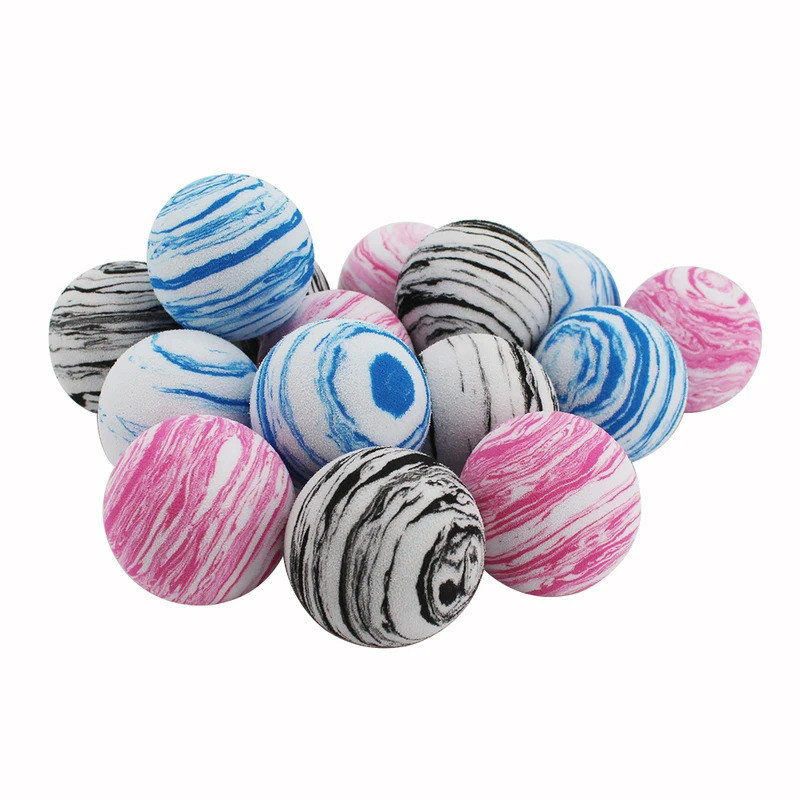 50Pc/Bag Golf Balls Indoor Practice Various Color Styles Soft Ball Sponge Material Golf Practice Bal